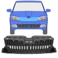 Grill voor Skoda Fabia 2014-2018 16189