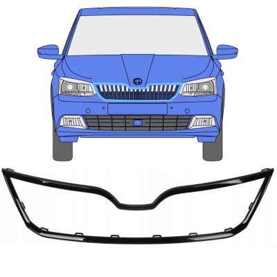 Frame van de grille voor Skoda Fabia 2014-2018 16191