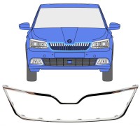Frame van de grille voor Skoda Fabia 2014-2018 16190