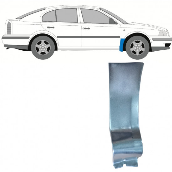 Reparatiepaneel voorspatbord voor Skoda Octavia 1996-2010 / Rechts 8952