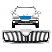Grill voor Skoda Octavia II 2004-2013 7509