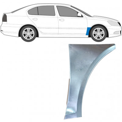 Reparatiepaneel voorspatbord voor Skoda Octavia 2004-2013 / Rechts 7004