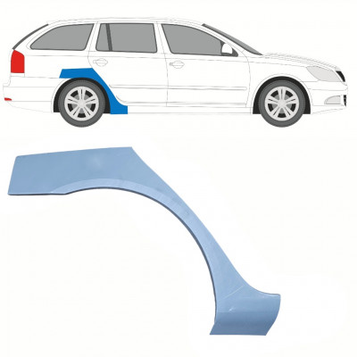 Reparatiepaneel achterspatbord voor Skoda Octavia 2004-2013 / Rechts 10185