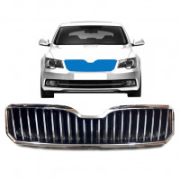 Verchroomde grill voor Skoda Superb 2008-2015 7553