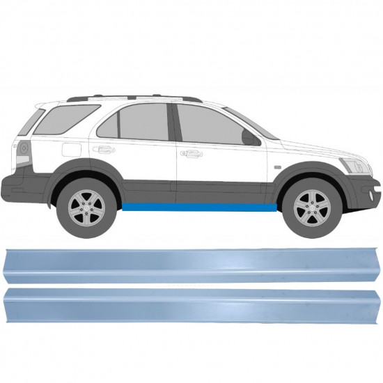 Reparatie dorpel voor Kia Sorento 2002-2009 / Set 11939