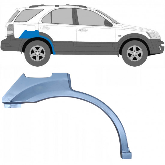 Reparatiepaneel achterspatbord voor Kia Sorento 2002-2009 / Rechts 5113