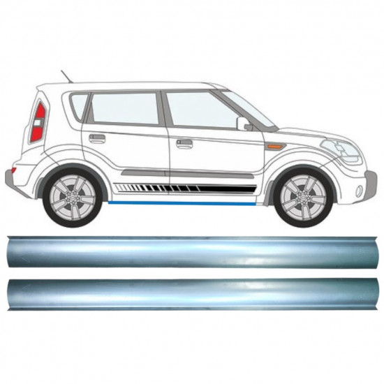 KIA SOUL 2008-2013 DORPEL REPARATIEPANEL / RECHTS = LINKS / SET