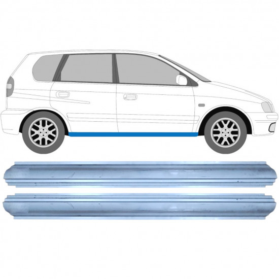 MITSUBISHI SPACE STAR 1998-2005 DORPEL REPARATIEPANEL / LINKS + RECHTS / SET