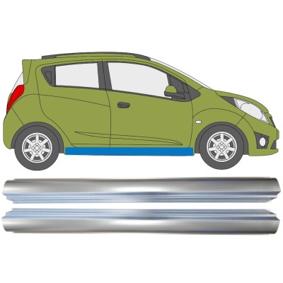 Reparatie dorpel voor Chevrolet Spark 2010-2014 / Links + Rechts / Set 16056