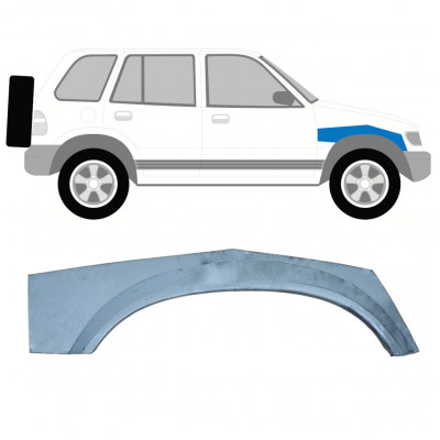 KIA SPORTAGE 1994-2002 VOORZIJDE FENDER UPER REPARATIE PANEEL / RECHTS