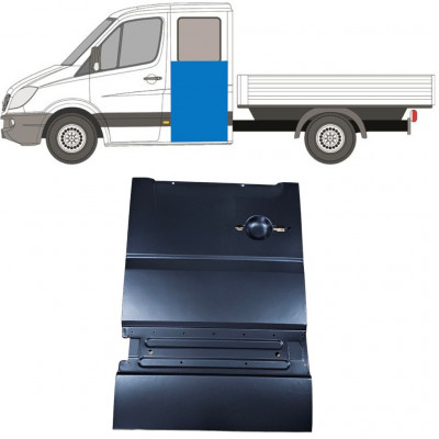 Reparatie plaatwerk achterste deuren  voor Mercedes Sprinter 2006- Dubbele cabine / Links 11621