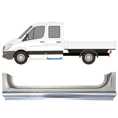 Reparatiepaneel achter dorpel voor Volkswagen Crafter 2005-2017 / Links 15519