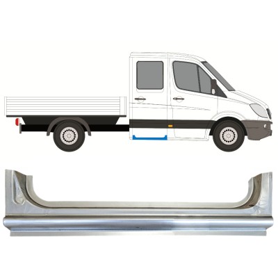 Reparatiepaneel achter dorpel voor Volkswagen Crafter 2005-2017 / Rechts 15518