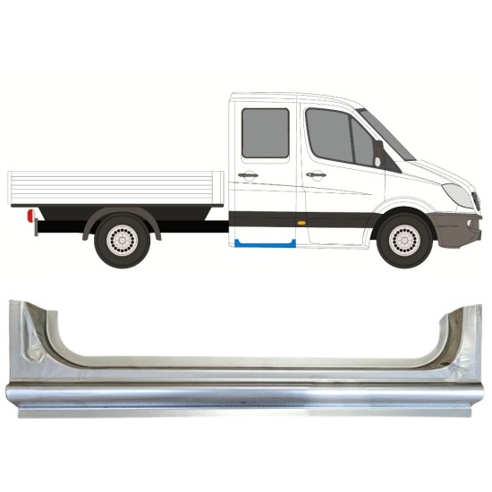 Reparatiepaneel achter dorpel voor Mercedes Sprinter 2006-2018 / Rechts 15066