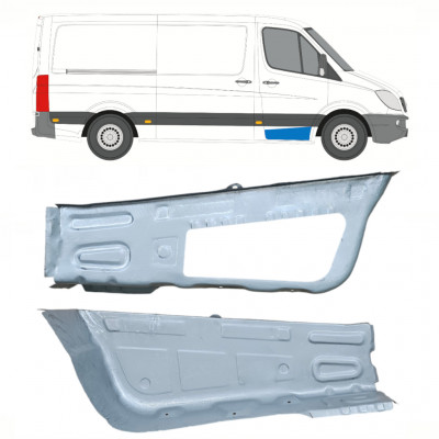 Reparatie voorste trap voor Mercedes Sprinter 2006 - / Links + Rechts / Set 10208