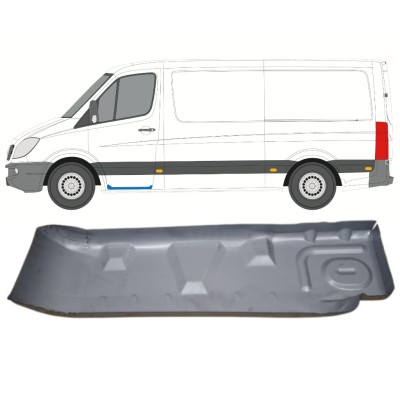 Instapplaat voor Mercedes Sprinter 2006-2018 / Links 15073