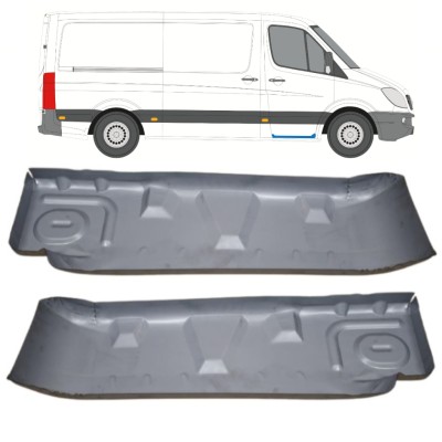 Instapplaat voor Mercedes Sprinter 2006-2018 / Links + Rechts / Set 15074