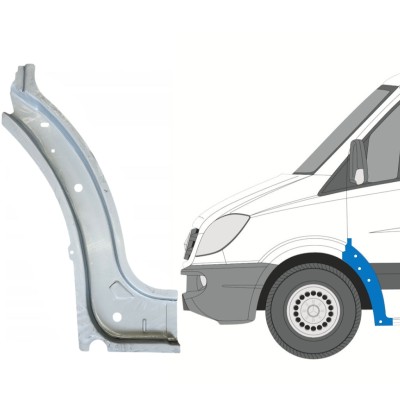Buiten reparatiepaneel voor wielkast voor Mercedes Sprinter 2006-2018 / Links 14723