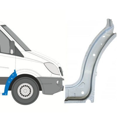Buiten reparatiepaneel voor wielkast voor Mercedes Sprinter 2006-2018 / Rechts 14722