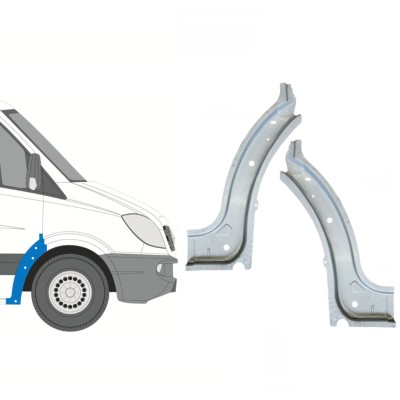 Buiten reparatiepaneel voor wielkast voor Mercedes Sprinter 2006-2018 / Links + Rechts / Set 14724