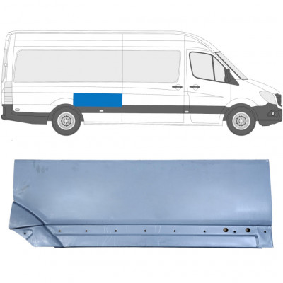 Reparatiepaneel achterspatbord voor Mercedes Sprinter 2006- / Rechts 8551