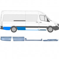 Reparatiepaneel set voor Mercedes Sprinter 2006-  / LWB / Rechts /  12426