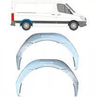 Binnenste reparatiepaneel achter wielkast voor Mercedes Sprinter 2006-2018 / Links + Rechts / Set 10114