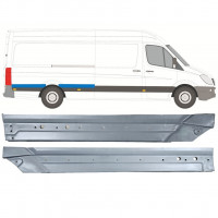 Reparatiepaneel achterspatbord voor Mercedes Sprinter 2006- / Rechts / Set 12057