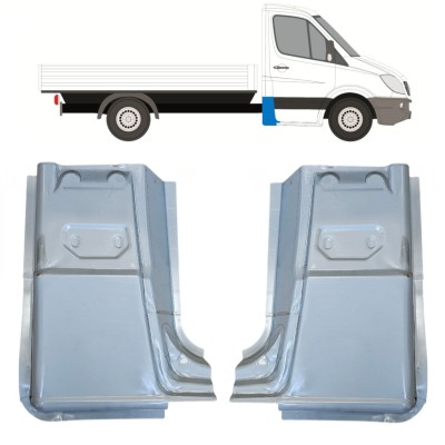 Reparatiepaneel achter hoek voor Volkswagen Crafter 2005-2017 / Links + Rechts 15504