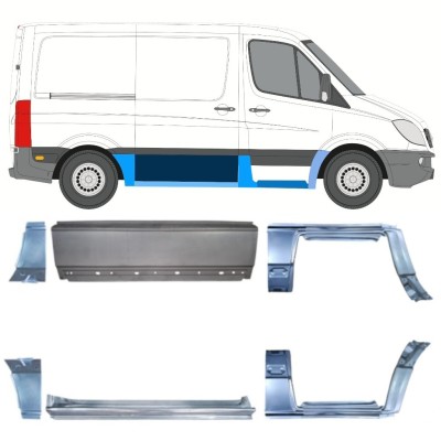 Reparatiepaneel set voor Mercedes Sprinter 2006-2013 / Links + Rechts / 15593