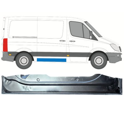 Binnen reparatie dorpel schuifdeur voor Mercedes Sprinter 2006-2018 / Rechts 15871