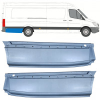 Reparatiepaneel achterspatbord voor Mercedes Sprinter 2006-  / XLWB / Set 12648