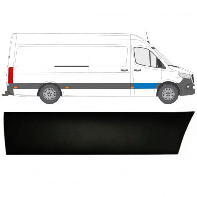 Voordeur sierlijst voor Mercedes Sprinter 2018- / Rechts 12926