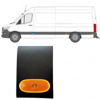Sierlijst beschermingslijst voor stijl met positielicht voor Mercedes Sprinter 2018- / Links / Set 12963