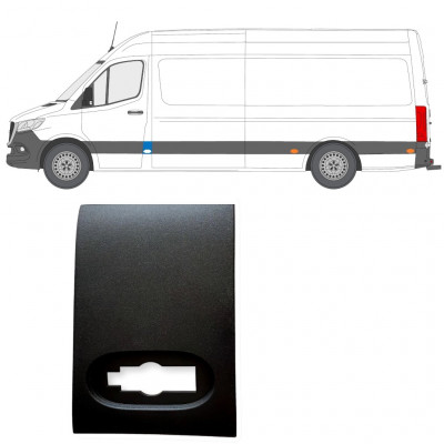 Sierlijst voor stijl voor Mercedes Sprinter 2018- / Links 12929