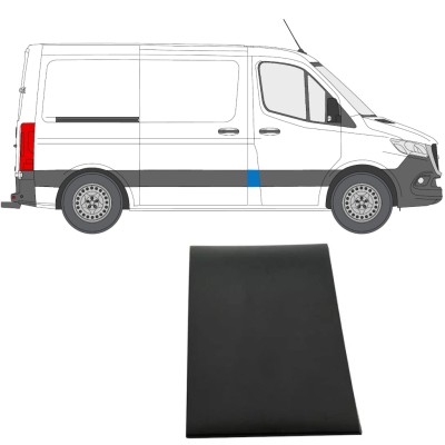 Sierlijst voor stijl voor Mercedes Sprinter 2018- / Rechts 14885