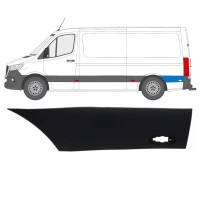 Zijlijst sierlijst achterste spatbord achter wiel voor Mercedes Sprinter 2018- / Links 16645