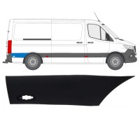 Zijlijst sierlijst achterste spatbord achter wiel voor Mercedes Sprinter 2018- / Rechts 16644