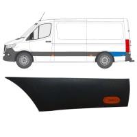 Sierlijst zijlijst achter spatbord achter wiel met lamp voor Mercedes Sprinter 2018- / Links / Set 16647