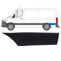 Zijlijst sierlijst achterste spatbord achter wiel voor Mercedes Sprinter 2018- / Links 16643
