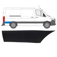 Zijlijst sierlijst achterste spatbord achter wiel voor Mercedes Sprinter 2018- / Rechts 16642