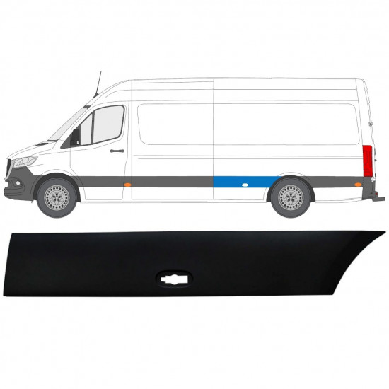 Zijlijst sierlijst achterspatbord