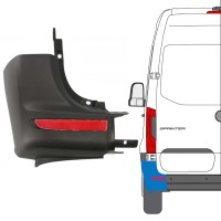 Hoek achterbumper + reflectorlamp voor Mercedes Sprinter 2018- / Links / Set 14950