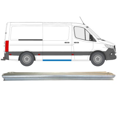 Schuifdeur dorpel reparatiepanel  voor Mercedes Sprinter 2018- / Rechts 14554