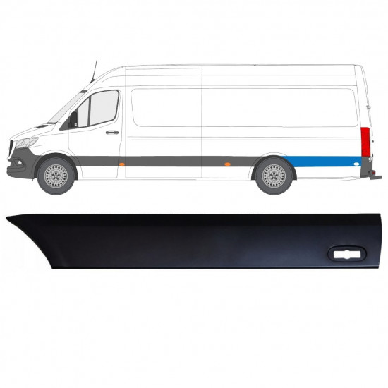 Zijlijst sierlijst achterspatbord