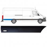 Zijlijst sierlijst achterspatbord voor Mercedes Sprinter 2018- / Rechts 12942