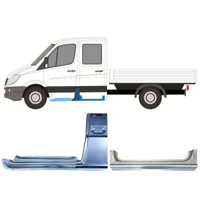 Reparatiepaneel set voor Volkswagen Crafter 2005-2017 / Links / 15525