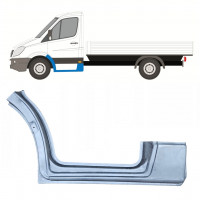 Reparatiepaneel voorste spatbord met deel van dorpel voor Mercedes Sprinter 2006- / Links 8147