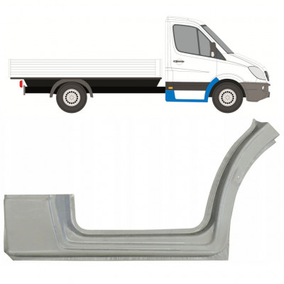 Reparatiepaneel voorste spatbord met deel van dorpel voor Mercedes Sprinter 2006- / Rechts 8146