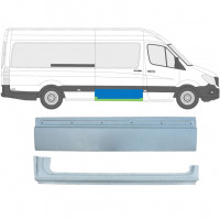 Interne reparatie achterste deuren voor Mercedes Sprinter 2006- / Rechts / Set 9266